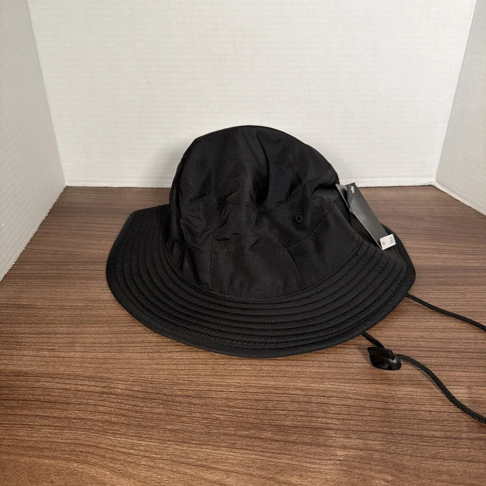 Hurley Back Country Boonie Hat Black One Size Adult Bucket Flat Brim Brand NEW